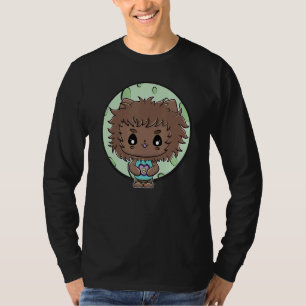 Werewolf Wolf With Heart Mythology Lycanthrop For  T-Shirt