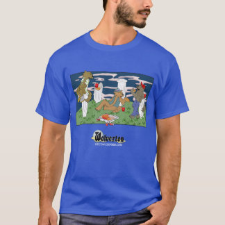 Werewolves Having Pizza Men's Dark T-Shirt