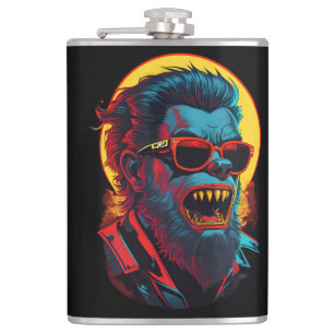 Werewolves Zombie Hip Flask