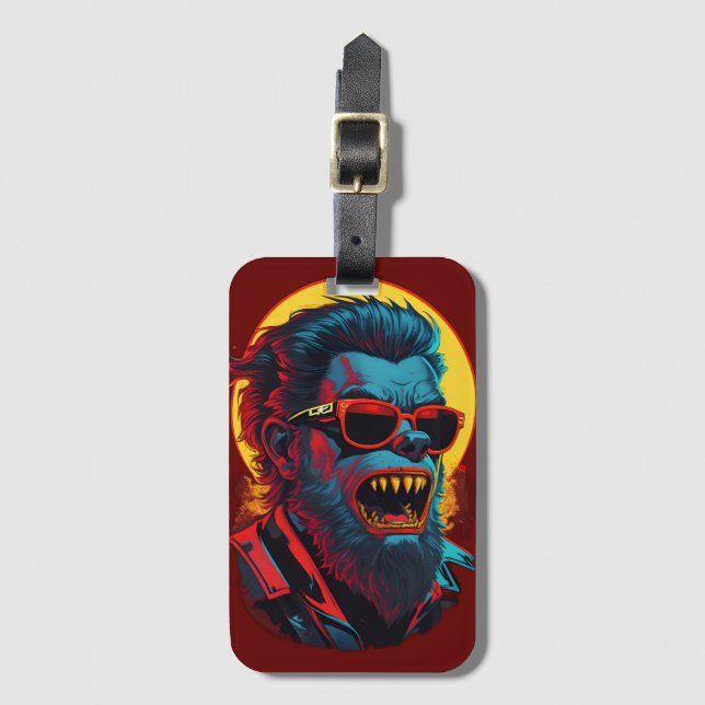 Werewolves Zombie Luggage Tag (Front Vertical)