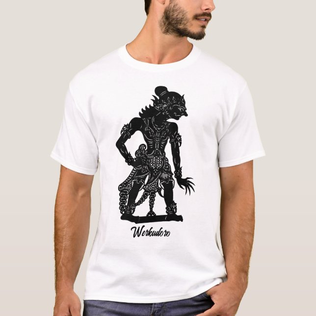 Werkudoro Wayang Kulit Puppet Shadow T-Shirt (Front)