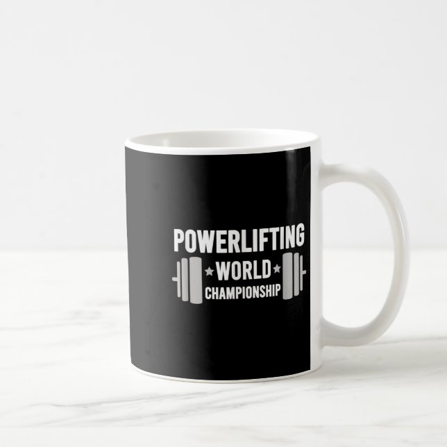 Werlifter Motivational Gym Werlifting World Chamon Coffee Mug (Right)
