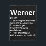 Werner Definition Personalised Name Funny Birthday Fleece Blanket<br><div class="desc">Werner Definition Personalised Name Funny Birthday Gift Idea</div>