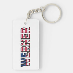 Werner Name Vorname USA Flagge Anhänger Schlüssel Key Ring