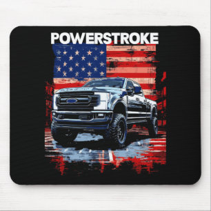 Werstroke Single Cab Truck American Flag New Body  Mouse Pad