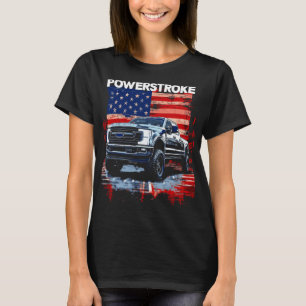 Werstroke Single Cab Truck American Flag New Body  T-Shirt