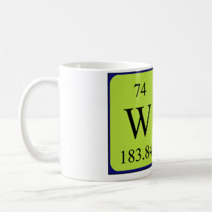 Wes periodic table name mug