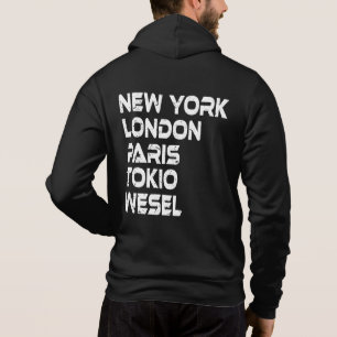 Wesel New York London Tokio Paris Hoodie
