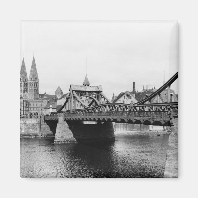 Weser Bridge, Bremen, c.1910 Magnet (Front)