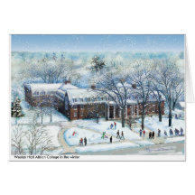 Wesley Hall Albion College, Winter full colour