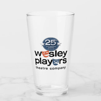 Wesley Players 25th Anniversary Glass