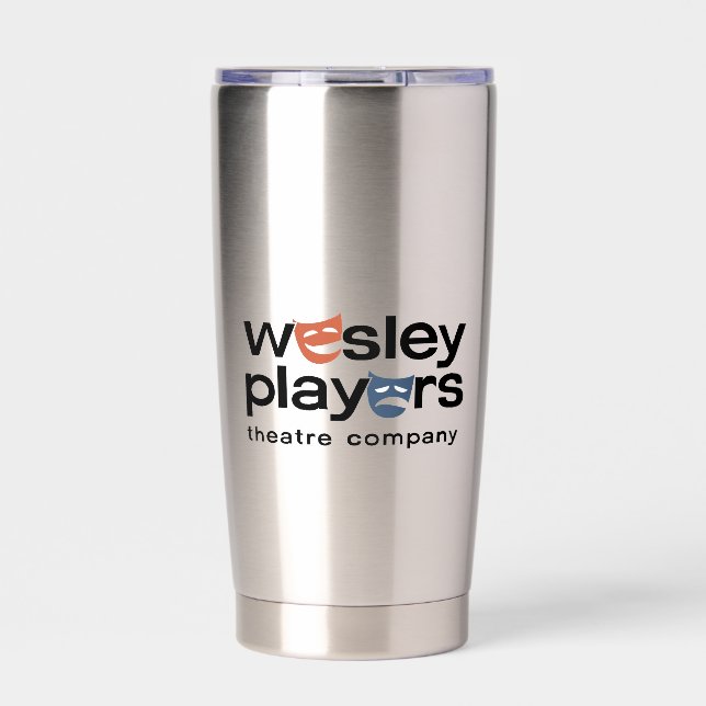Wesley Players Stainless Steel Thermal Tumbler (Front)