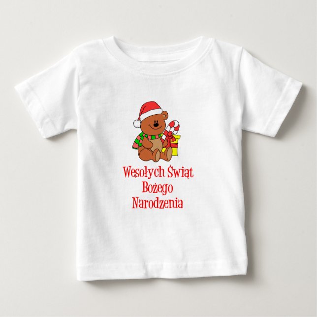 Wesolych Swiat Polish Christmas Baby T-Shirt (Front)