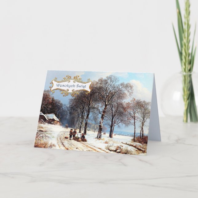 Wesołych Świąt. Polish Christmas Card (Front)