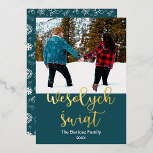 Wesołych świąt, Polish Merry Christmas Elegant