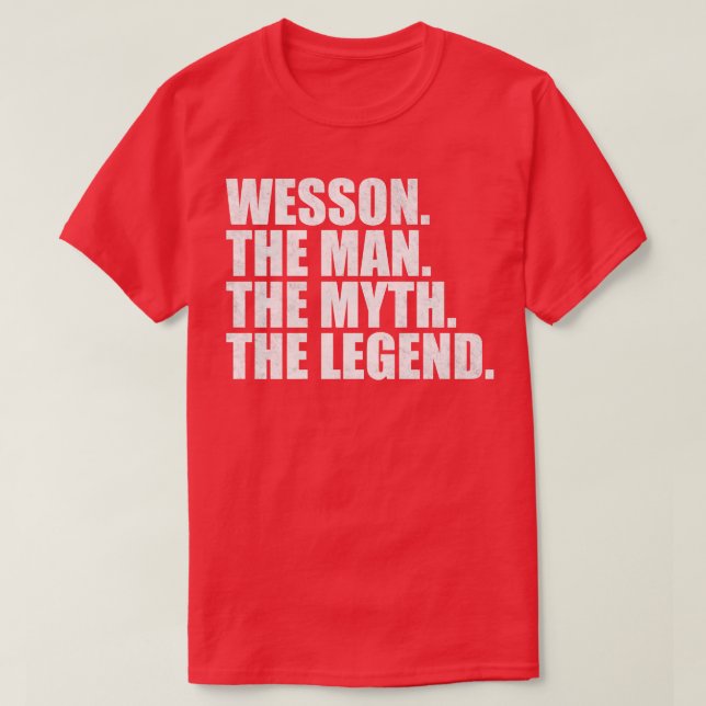 WessonWesson Name Wesson given name T-Shirt (Design Front)
