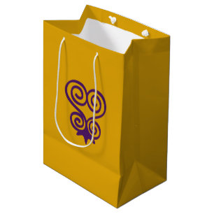 West African Adinkra Symbol (Sankofa) Medium Gift Bag