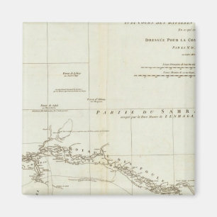 West African Map Magnet