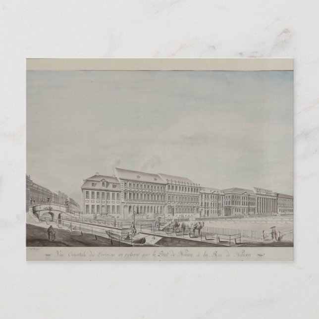 West aspect of Wilhelmsplatz, c.1773 Postcard (Front)