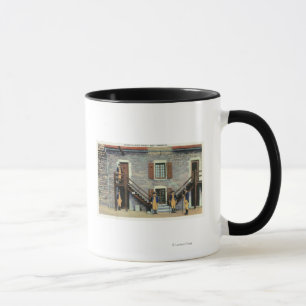 West Barracks, Ethan Allen Stairway Scene Mug