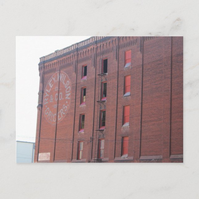 West Bottoms Building # 1 Postcard (Front)