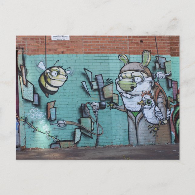 West Bottoms Graffiti Artwork # 15 Postcard (Front)