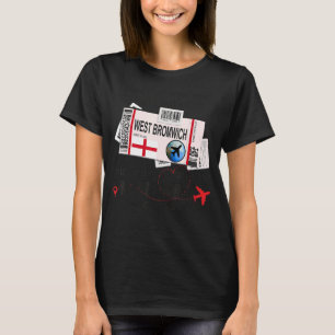 West Bromwich Girl  West Bromwich Boarding Pass T-Shirt