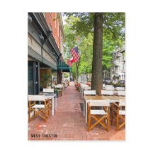 West Chester downtown postcard