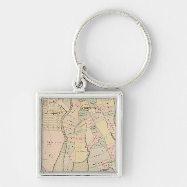 West Chester, Schuylerville, New York Key Ring (Front)