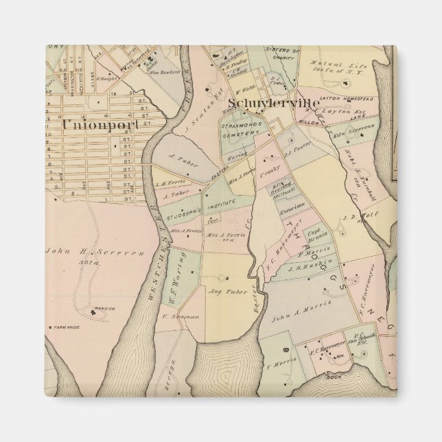 West Chester, Schuylerville, New York Magnet (Front)
