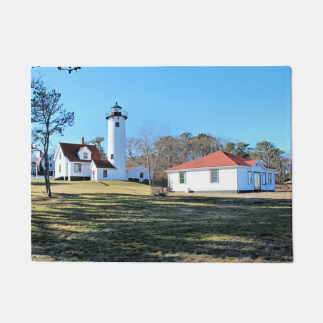 West Chop Lighthouse, Marthas Vineyard MA Door Mat (Front)