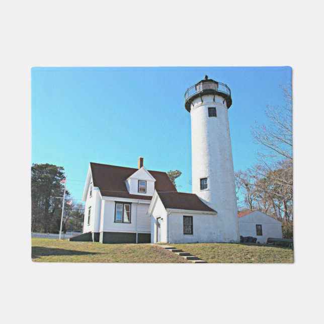 West Chop Lighthouse, Marthas Vineyard MA Door Mat (Front)
