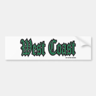 West Coast Bumper Sticker