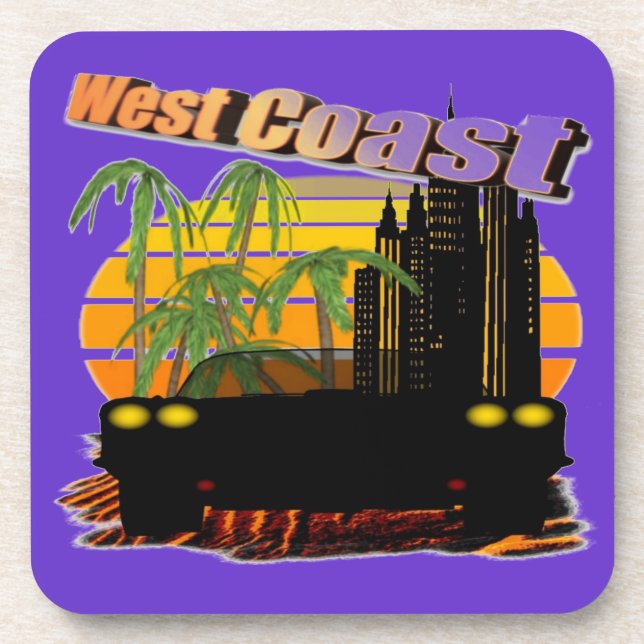 West Coast Cork Coaster (Front)