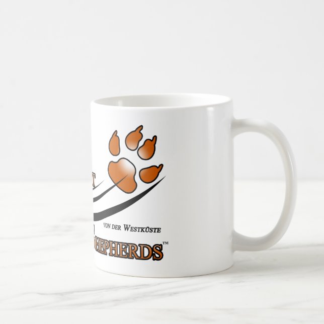 West Coast German Shepherds Fan Gear Coffee Mug (Right)