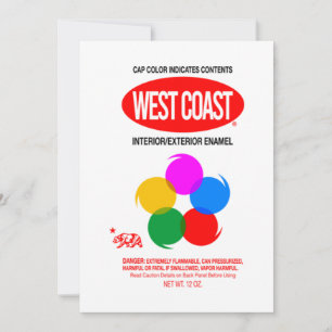WEST COAST GRAFFITI INVITATION