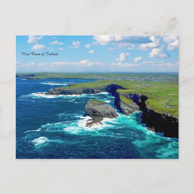 West Coast of Ireland Holiday Postcard (Front)
