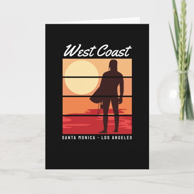 West Coast Santa Monica Card (Front)
