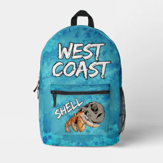 West Coast Shell Backpack - Coral Blue