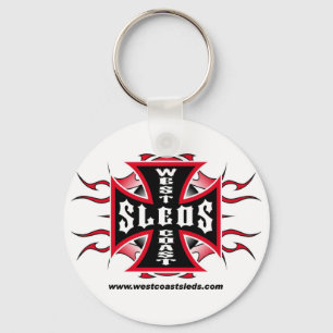 WEST COAST SLEDS KEY CHAIN
