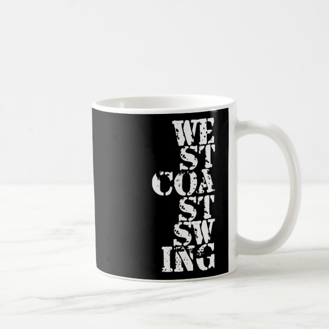West Coast Swing Dancing  Coffee Mug (Right)