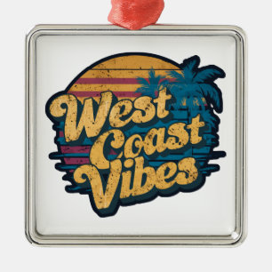 West Coast Vibes Metal Tree Decoration