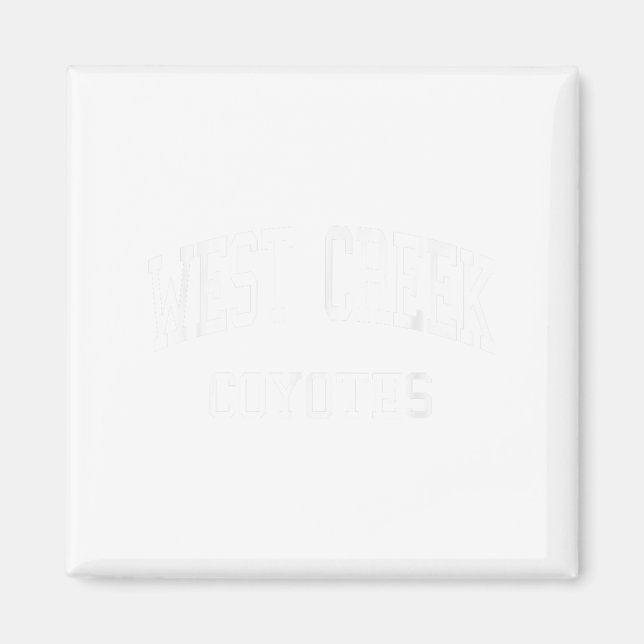 West Creek High School Hs Clarksville Tn Retro Spo Magnet (Front)