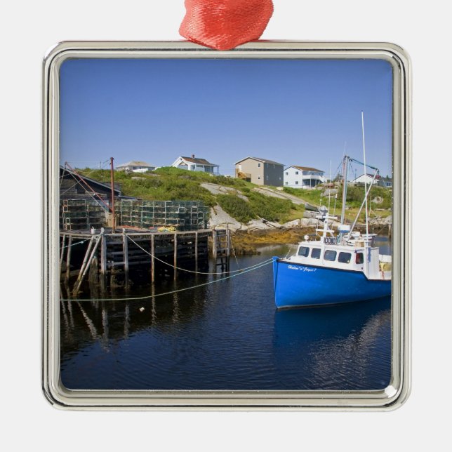 West Dover, Nova Scotia, Canada. Metal Tree Decoration (Front)
