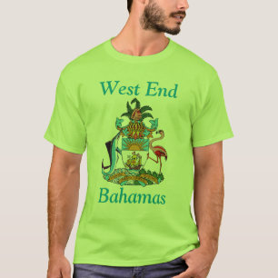 West End, Bahamas with Coat of Arms T-Shirt