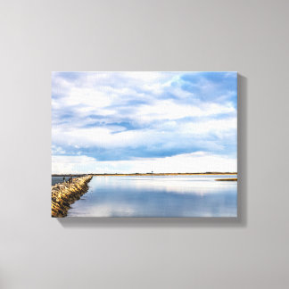 West End Breakwater Canvas Print