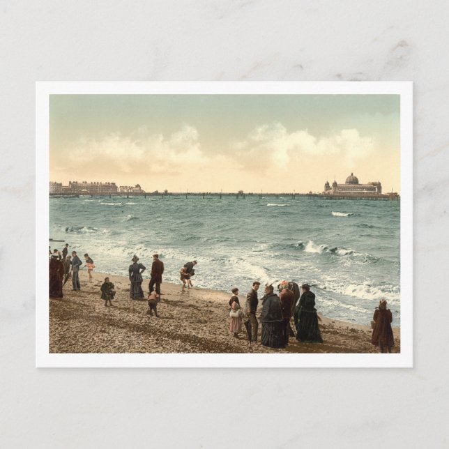 West End Pier I, Morecambe, Lancashire, England Postcard (Front)