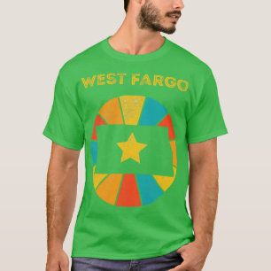West Fargo North Dakota Vintage Distressed Souveni T-Shirt