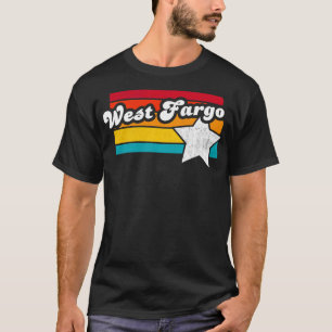 West Fargo North Dakota Vintage Distressed Souveni T-Shirt