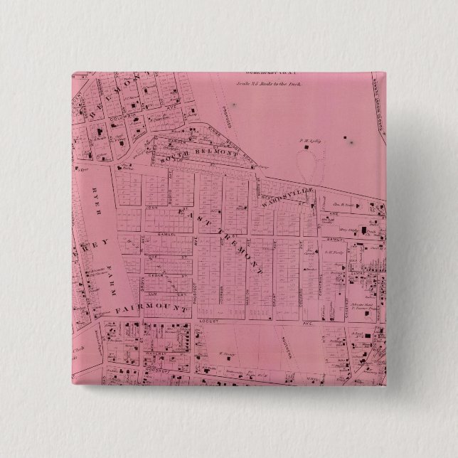 West Farms 15 Cm Square Badge (Front)